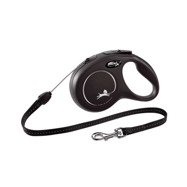 Flexi line new classic S 8 m sort
