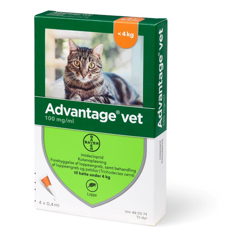Advantage Vet kat - 4 kg - Dyrenes Verden Outdoor & Fritid