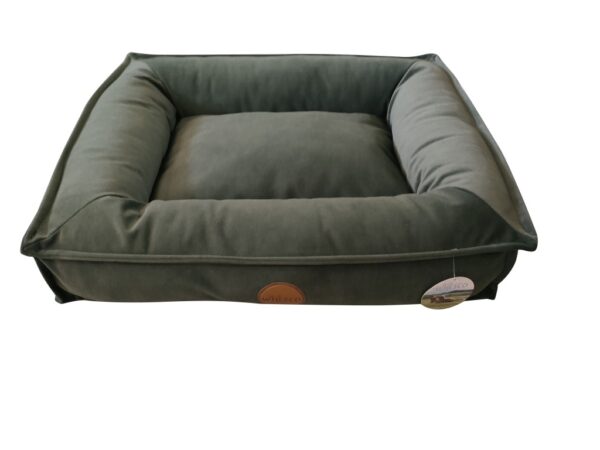 Whesco Luksus hundeseng rust grøn small
