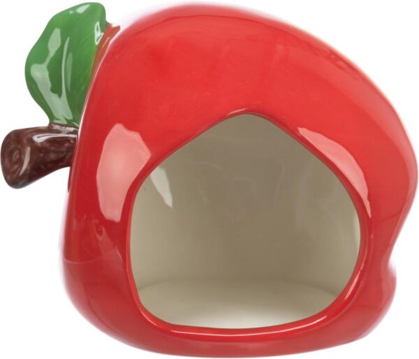 Apple ceramic house, hamsters/mice