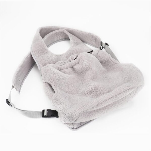 Hundetaske frontcarrier ASK 30x16x30cm lysegrå